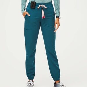 FIGS caribbean blue jogger scrub pants